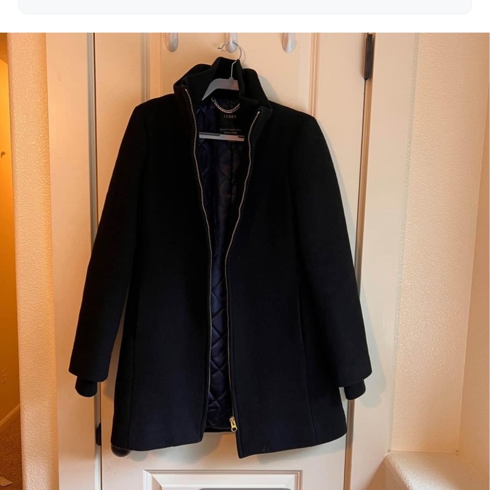 Stadium wool coat with quilted lining WARM! And sophisticated